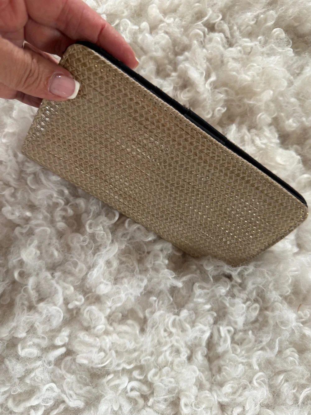 Elegant Gold Metallic Women's Wallet